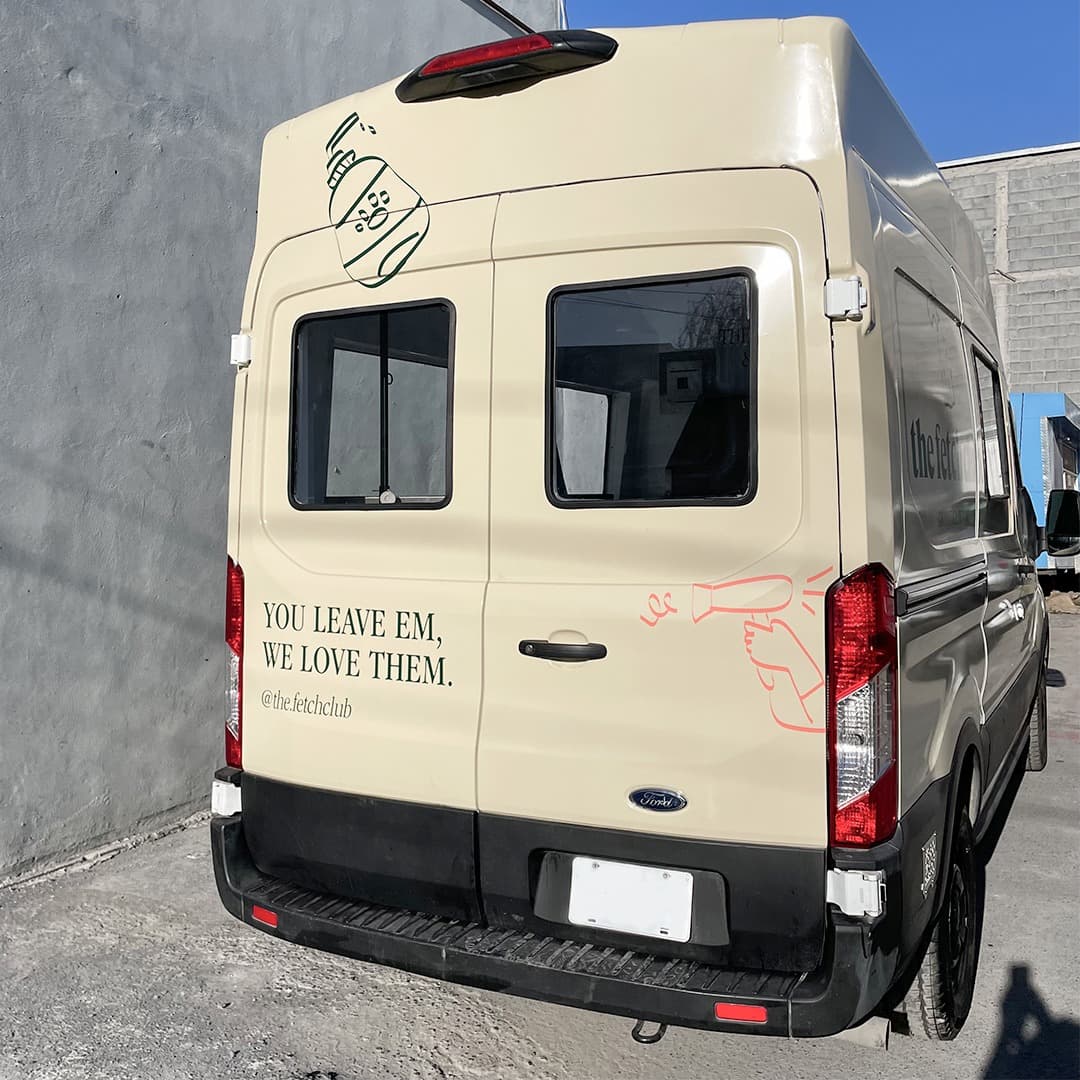 Commercial fleet wrap van branding Inland Empire