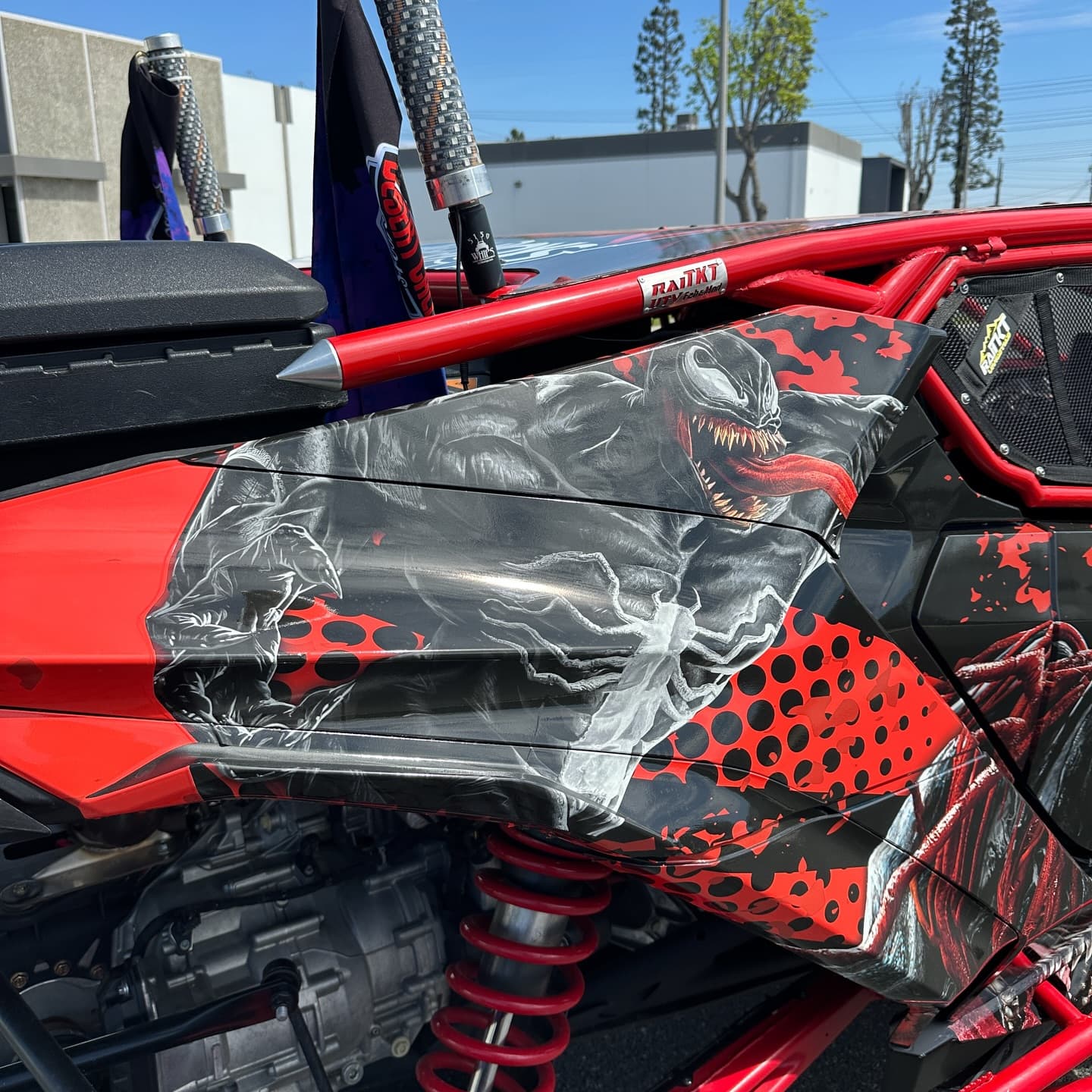 Can-Am Maverick X3 UTV with custom color-change wrap Inland Empire